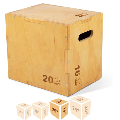 Wooden Plyo Box-A
